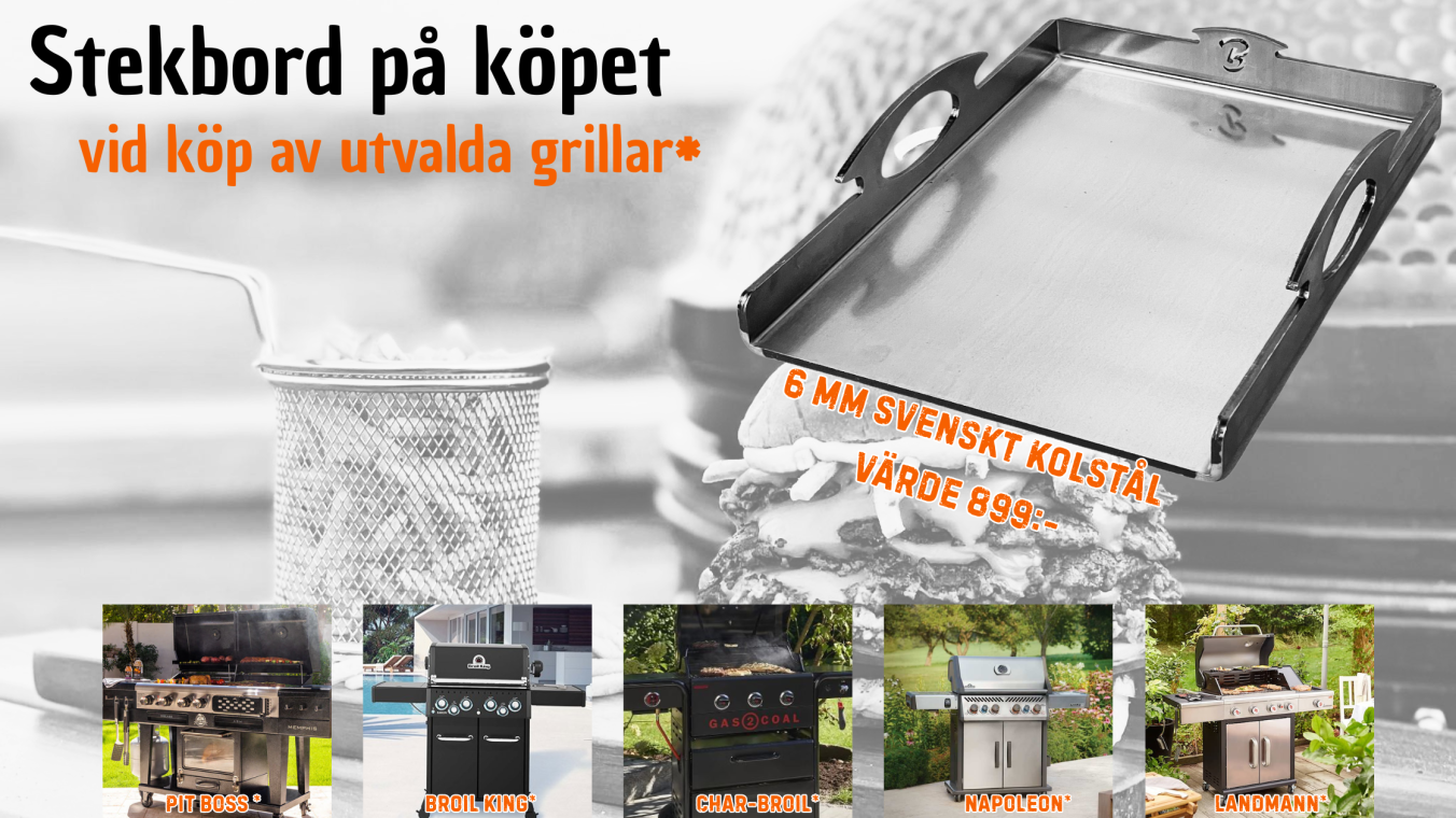 Stekbord på köpet